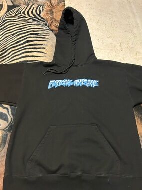 Fucking Awesome Black Hoodie large